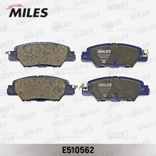 Комплект тормозных колодок (дисковый тормоз) MILES E510562