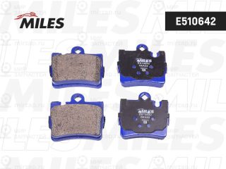 Комплект тормозных колодок (дисковый тормоз) MILES E510642