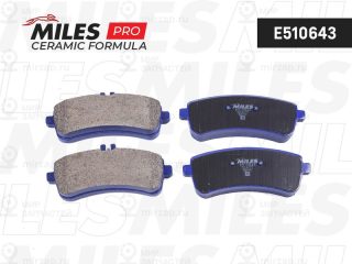 Комплект тормозных колодок (дисковый тормоз) MILES E510643