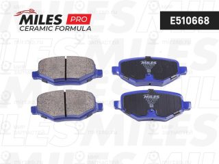 Комплект тормозных колодок (дисковый тормоз) MILES E510668