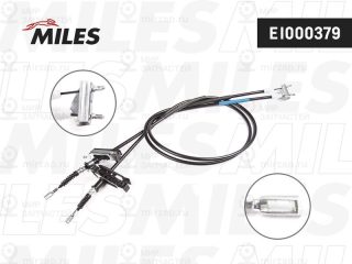 Трос стояночного тормоза MILES EI000379