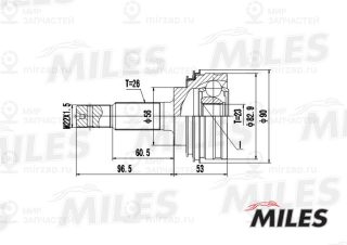 Запчасть MILES GA20469