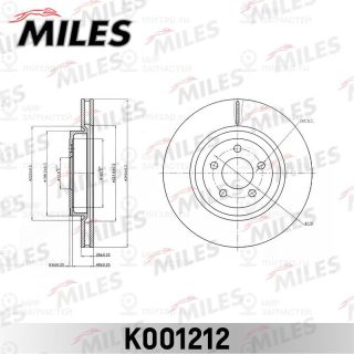 Тормозной диск MILES K001212