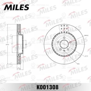 Тормозной диск MILES K001308