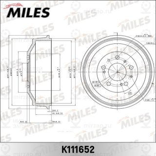 Тормозной барабан MILES K111652