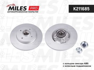 Тормозной диск MILES K211685
