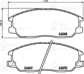 Запчасть MINTEX MDB2339