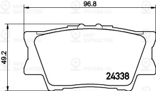 Запчасть MINTEX MDB2787