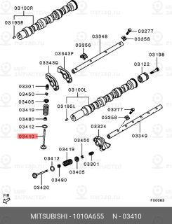 Запчасть MITSUBISHI 1010A655