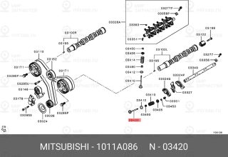 Запчасть MITSUBISHI 1011A086