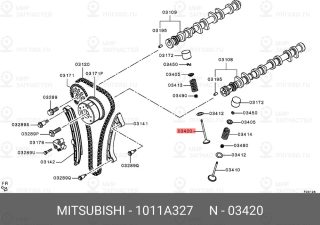 Запчасть MITSUBISHI 1011A327
