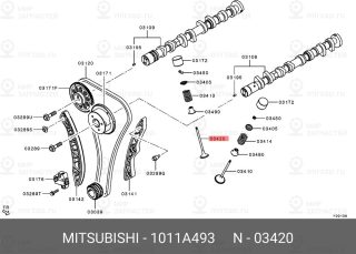 Запчасть MITSUBISHI 1011A493