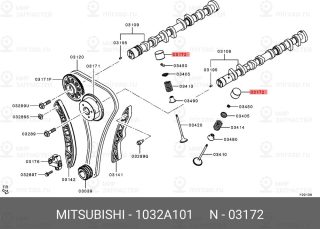 Запчасть MITSUBISHI 1032A101