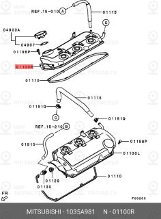 Запчасть MITSUBISHI 1035A981