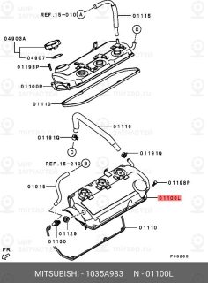 Запчасть MITSUBISHI 1035A983