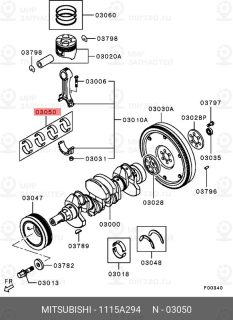 Запчасть MITSUBISHI 1115A294