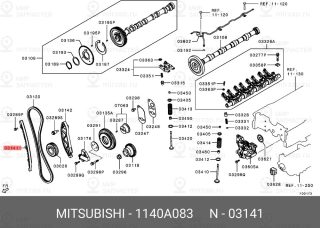 Запчасть MITSUBISHI 1140A083