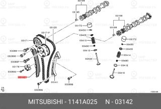 Запчасть MITSUBISHI 1141A025