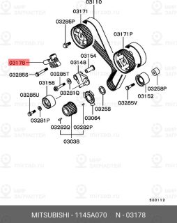 Запчасть MITSUBISHI 1145A070