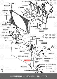 Запчасть MITSUBISHI 1370A190