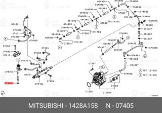 Запчасть MITSUBISHI 1428A158