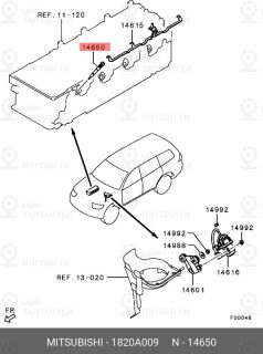 Запчасть MITSUBISHI 1820A009
