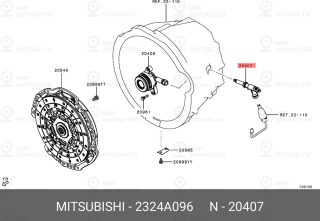 Запчасть MITSUBISHI 2324A096