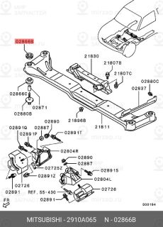 Запчасть MITSUBISHI 2910A065