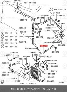 Запчасть MITSUBISHI 2922A239