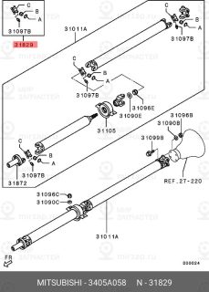 Запчасть MITSUBISHI 3405A058