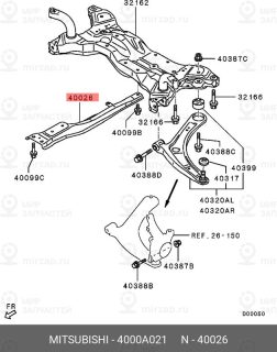 Запчасть MITSUBISHI 4000A021
