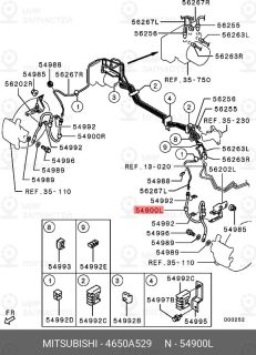 Запчасть MITSUBISHI 4650A529