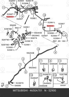 Запчасть MITSUBISHI 4650A701