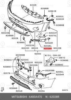 Запчасть MITSUBISHI 6400A470