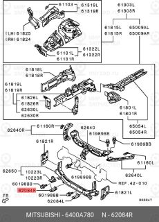 Запчасть MITSUBISHI 6400A780