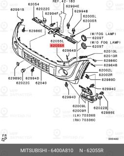 Запчасть MITSUBISHI 6400A810