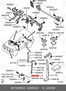 Запчасть MITSUBISHI 6400B241