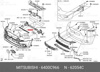 Запчасть MITSUBISHI 6400C966