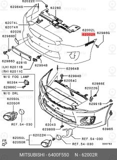Запчасть MITSUBISHI 6400F550