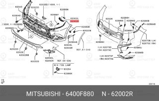 Запчасть MITSUBISHI 6400F880