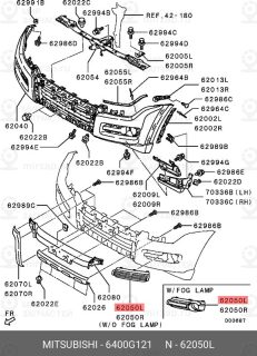 Запчасть MITSUBISHI 6400G121