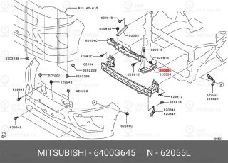 Запчасть MITSUBISHI 6400G645