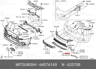 Запчасть MITSUBISHI 6407A169