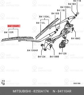 Запчасть MITSUBISHI 8250A174