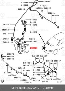 Запчасть MITSUBISHI 8260A117