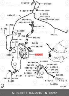 Запчасть MITSUBISHI 8260A215