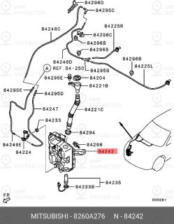 Запчасть MITSUBISHI 8260A276