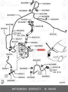 Запчасть MITSUBISHI 8260A277
