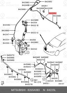 Запчасть MITSUBISHI 8265A083