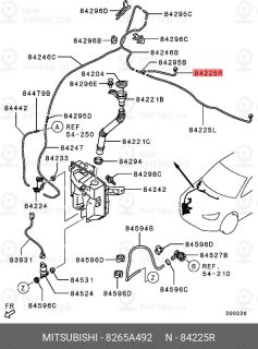 Запчасть MITSUBISHI 8265A492